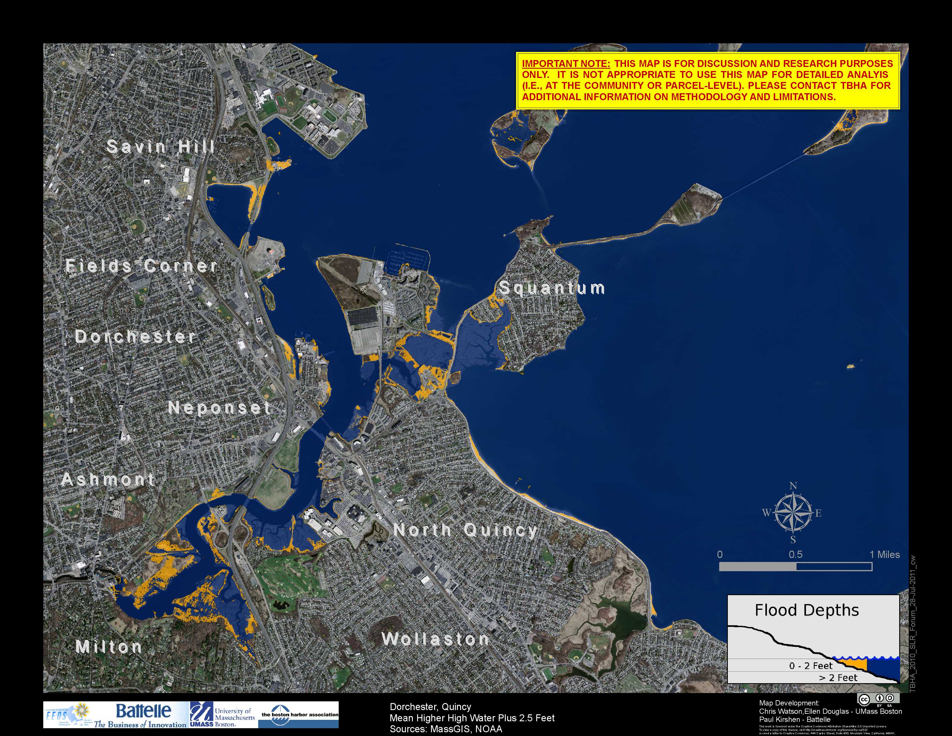 Flood Maps Boston Harbor Now