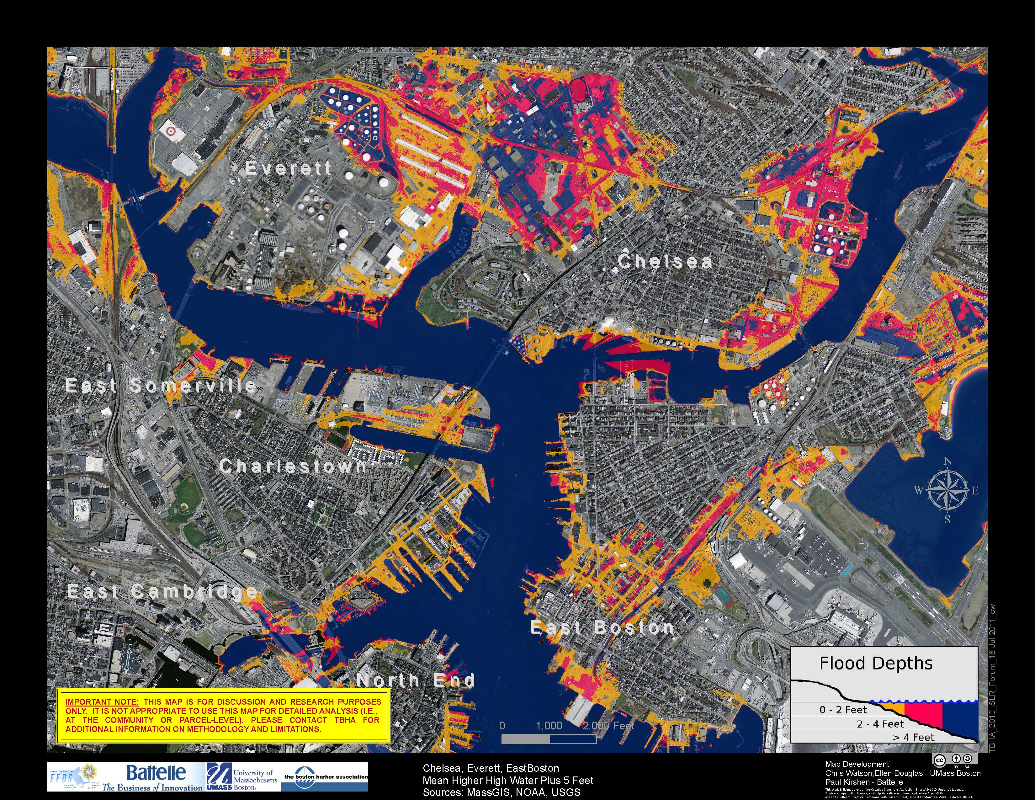 Flood Maps Boston Harbor Now