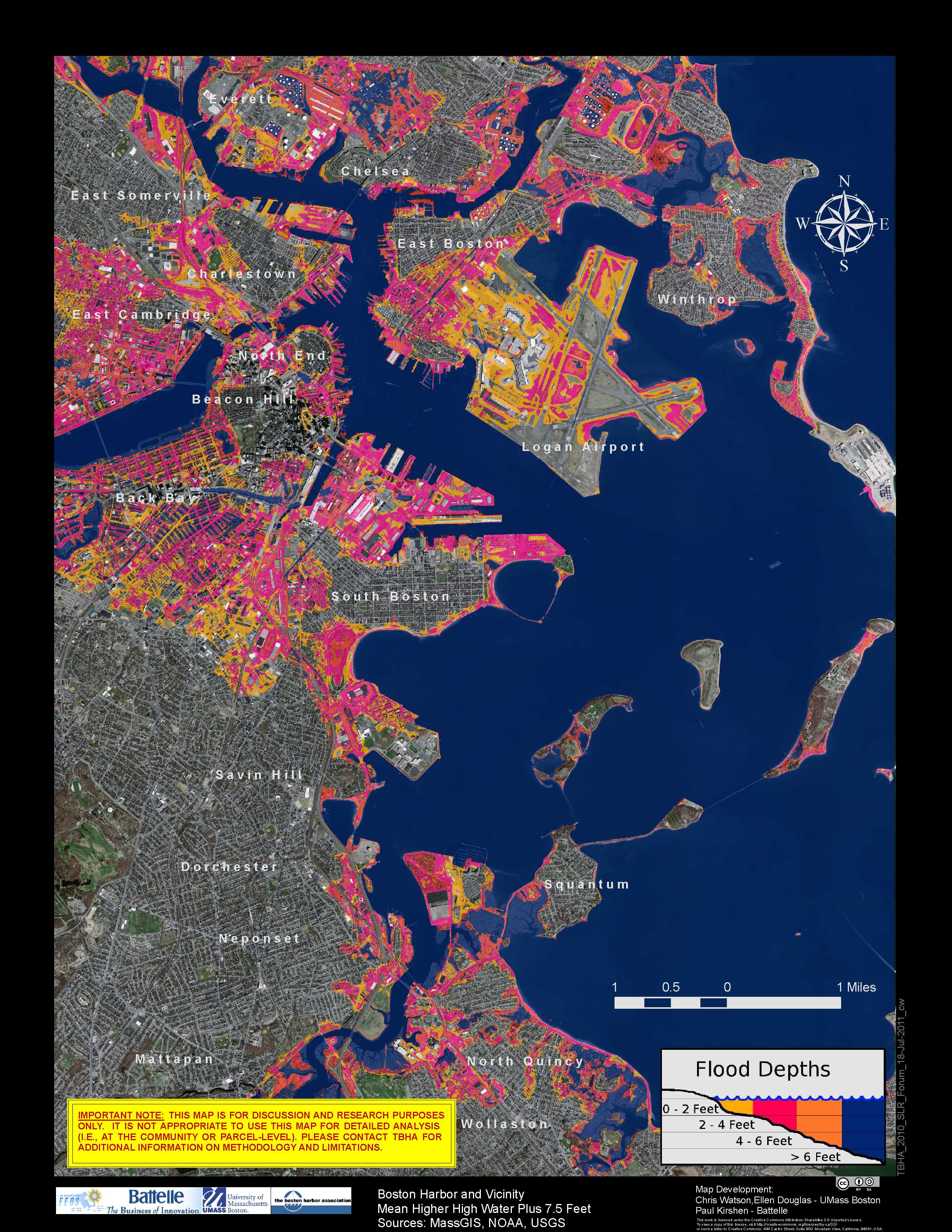Flood Zone Map Boston Flood Maps - Boston Harbor Now