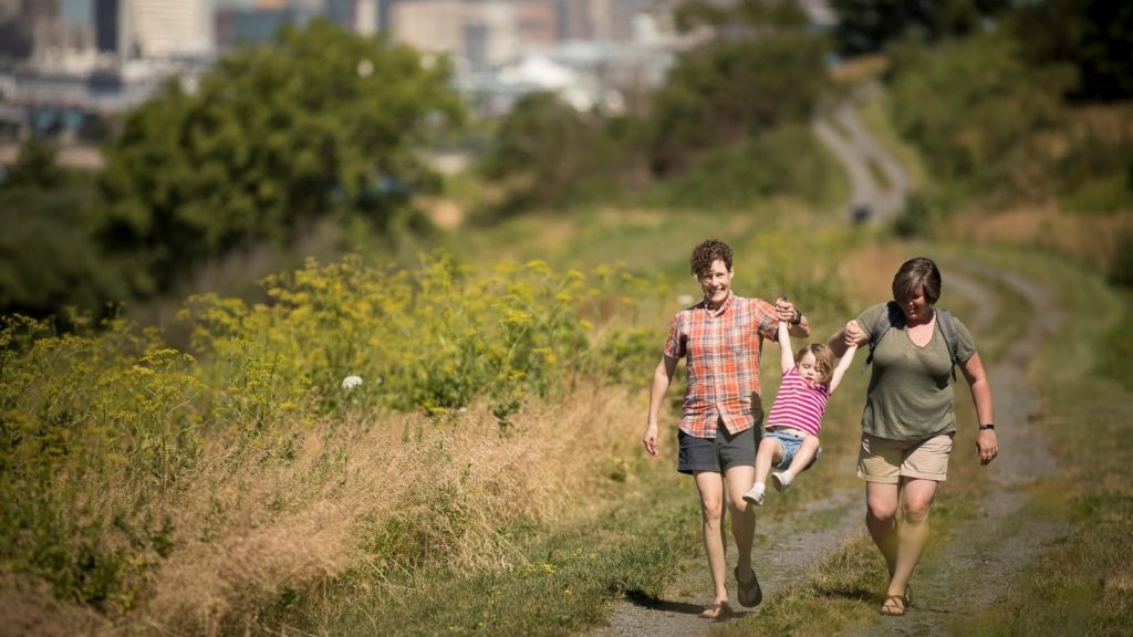 Moms on Spectacle Island