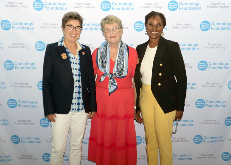 Cummings Foundation grant Kathy abbott Joyce Cummings Janine Dailey