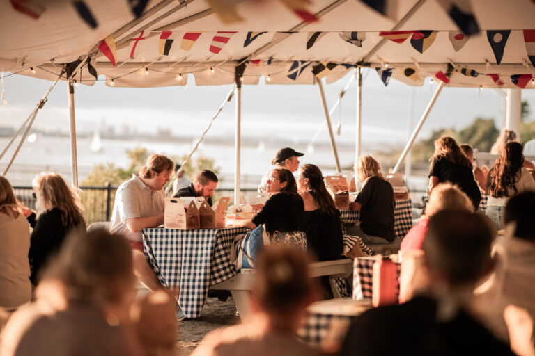 Enjoy a sunset view with your team!